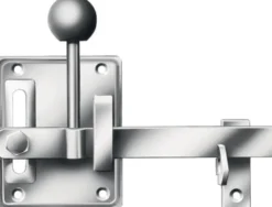 VORMANN Gartentorfalle Typ 1 H100xB80xS2mm blau verz.re./links,m.Klinkhaken - 000085000Z