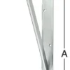 VORMANN Stegkonsole L.300mm H.200mm B.30mm S.4mm verz.Trgf.300kg - 000159300Z
