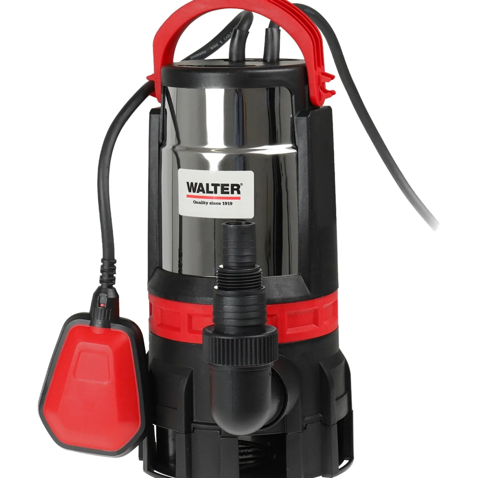 Walter 2- in-1 Schmutz- und Klarwasserpumpe WWS-SWP750-L01 750 W - 630564