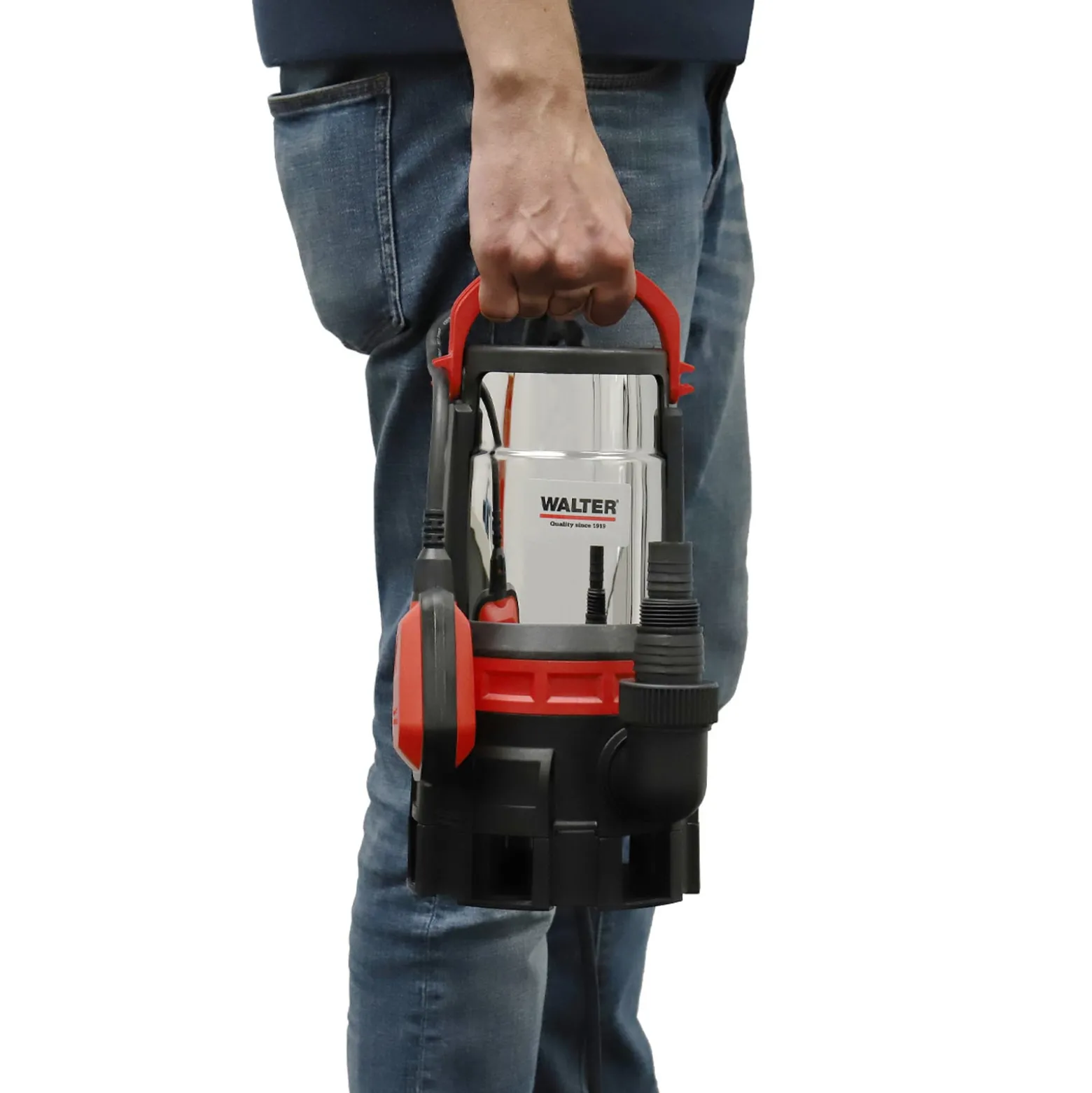 Walter 2- in-1 Schmutz- und Klarwasserpumpe WWS-SWP750-L01 750 W - 630564