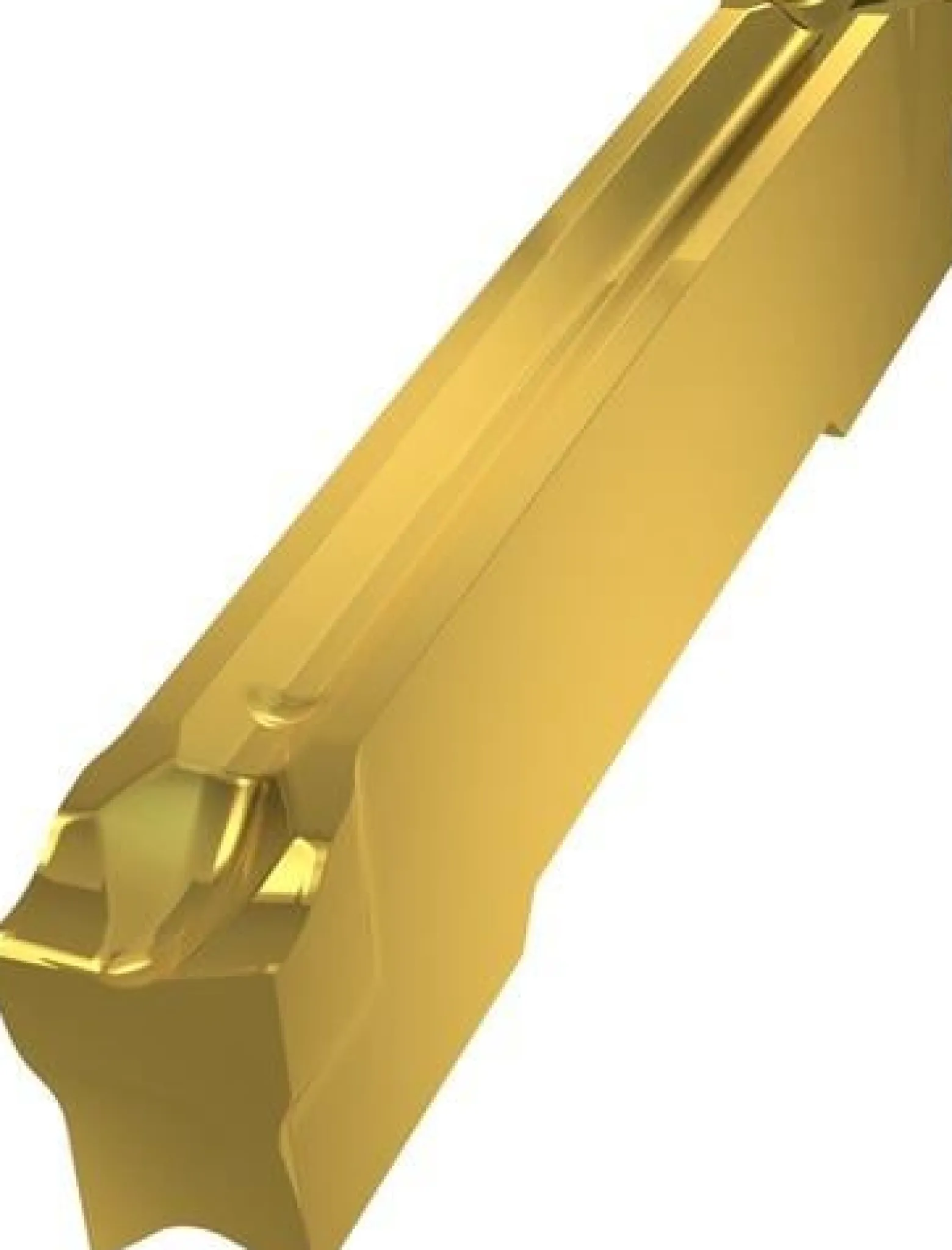 Wendeschneidplatte ISO GL3-D300G02R06-PM:G8330 Breite 3mm PVD beschichtet Gold