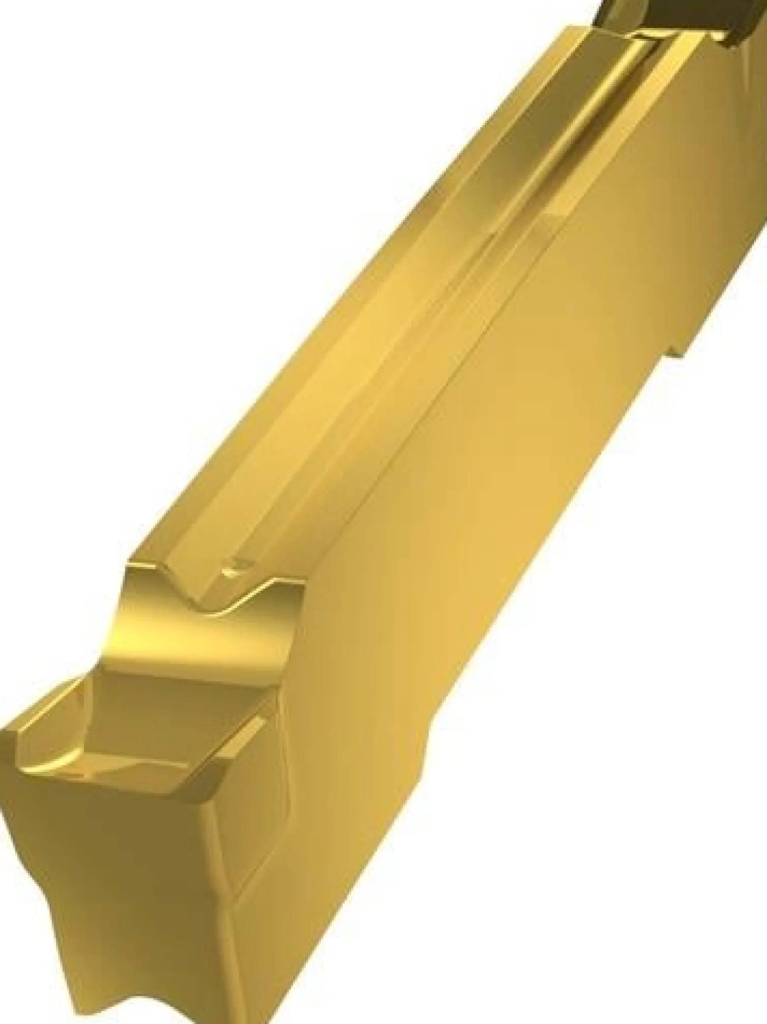 Wendeschneidplatte ISO GL3-D300G02L06-PR:G8330 Breite 3mm PVD beschichtet Gold