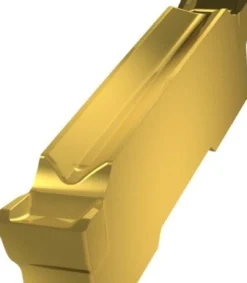 Wendeschneidplatte ISO GL4-D400M02-PR:G8330 Breite 4mm PVD beschichtet Gold