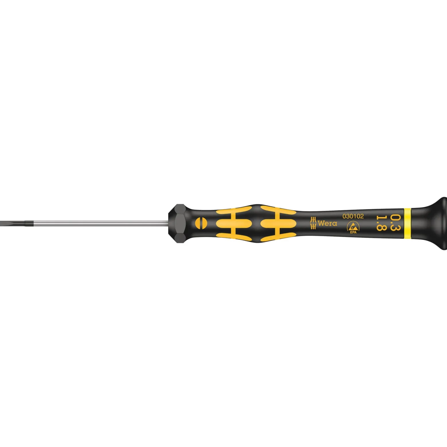 Wera 1578 A ESD Kraftform Micro Schlitz-Schraubendreher - 05030102001
