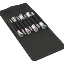 Wera 8740 B HF 1 Zyklop Bitnuss-Satz, mit 3/8"-Antrieb, mit Haltefunktion für Innensechskantschrauben - 05006578001
