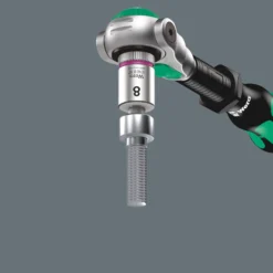 Wera 8740 B HF 1 Zyklop Bitnuss-Satz, mit 3/8"-Antrieb, mit Haltefunktion für Innensechskantschrauben - 05006578001