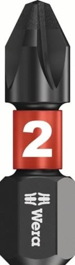Wera Bitgroßpackung (20 Stk.) 1/4″ PZD 2 Länge 25 mm - 5057760001