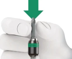 Wera Bithandhalter 826 T Kraftform Turbo mit Schnellwechselfutter 2-Komponentengriff - 5057480001