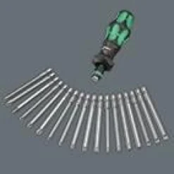 Wera Bitsortiment KK Turbo Imperial 1 19tlg. Schlitz / PH / TORX / 6-kant./ 4-kant - 5057483001