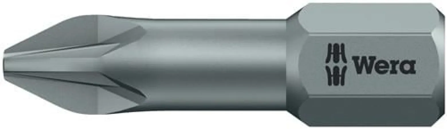 Wera Bit 855/1 TZ 1/4″ PZD 2 Länge 25 mm Torsionszone zähhart - 5056815001
