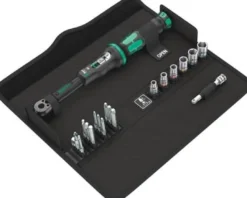 Wera Click-Torque A6 in textiler Box mit Bits + Nüssen Set 20tlg. - 130110