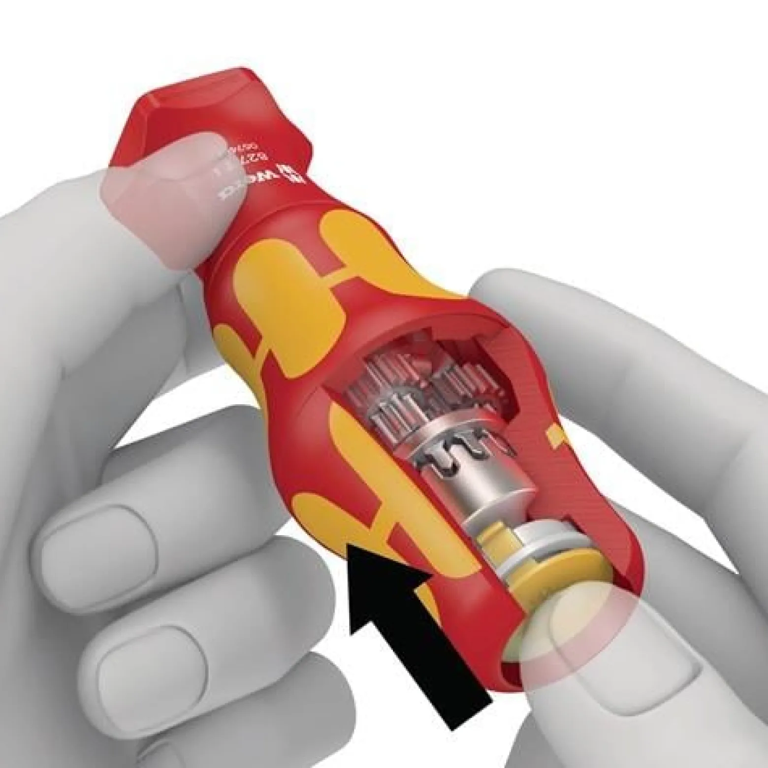 Wera Handgriff 827 T i Kraftform Turbo f VDE Wechselkl.VDE isol - 5057481001