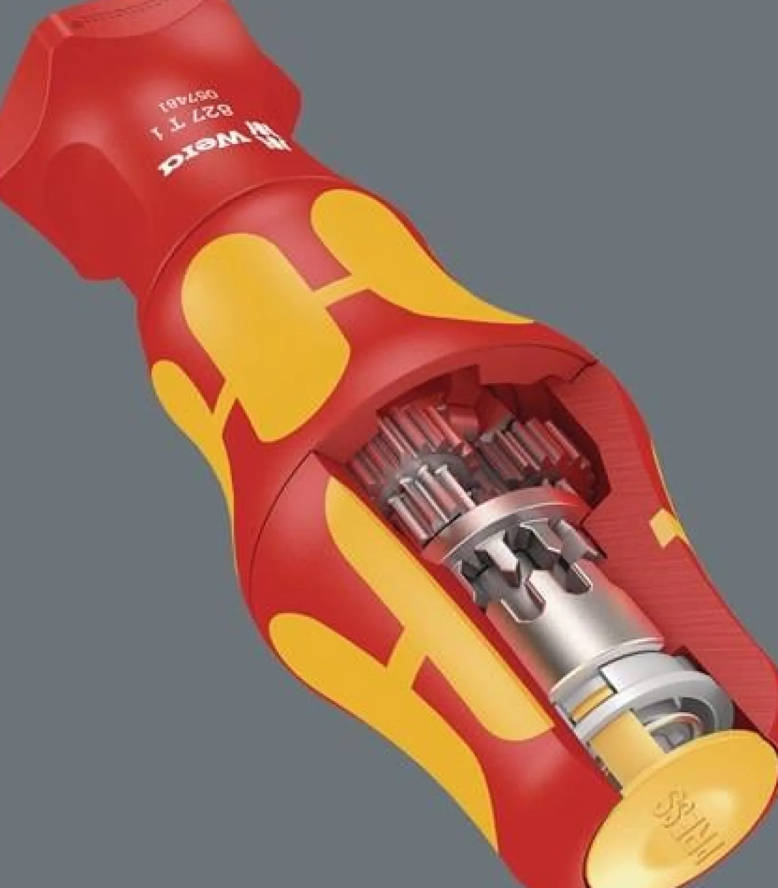 Wera Handgriff 827 T i Kraftform Turbo f VDE Wechselkl.VDE isol - 5057481001