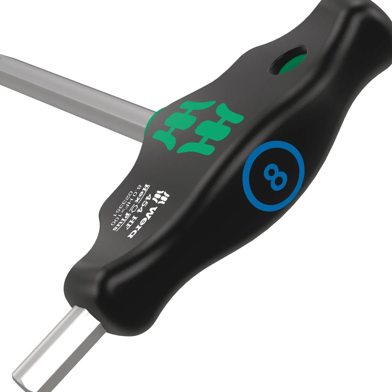 Wera 454 HF Quergriff-Sechskantschraubendreher Hex-Plus mit Haltefunktion - 05023355001