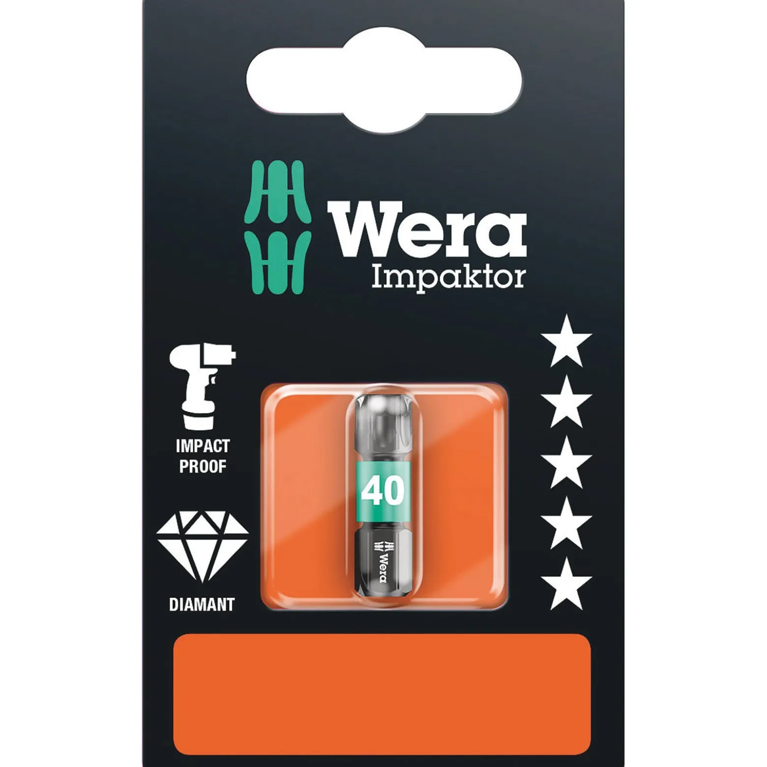 Wera 867/1 IMP DC SB Impaktor Bits - 05073927001