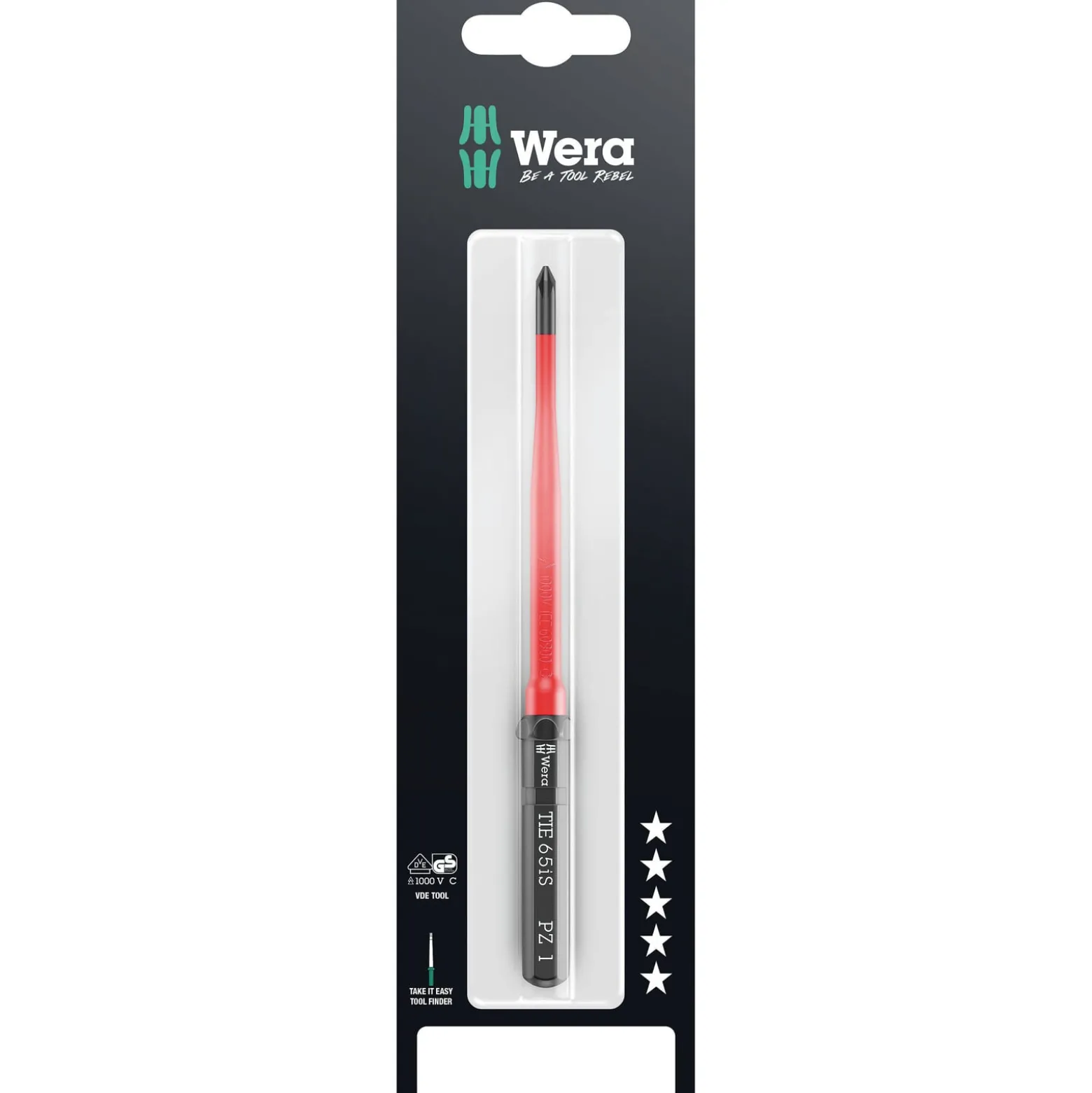Wera Kraftform Kompakt VDE 65 iS Take it easy SB - 05006566001