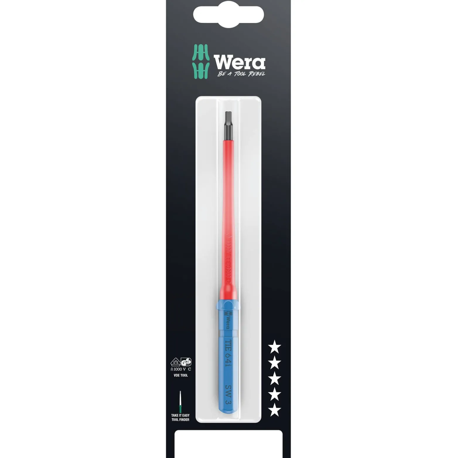 Wera Kraftform Kompakt VDE 64 i Take it easy SB - 05006562001