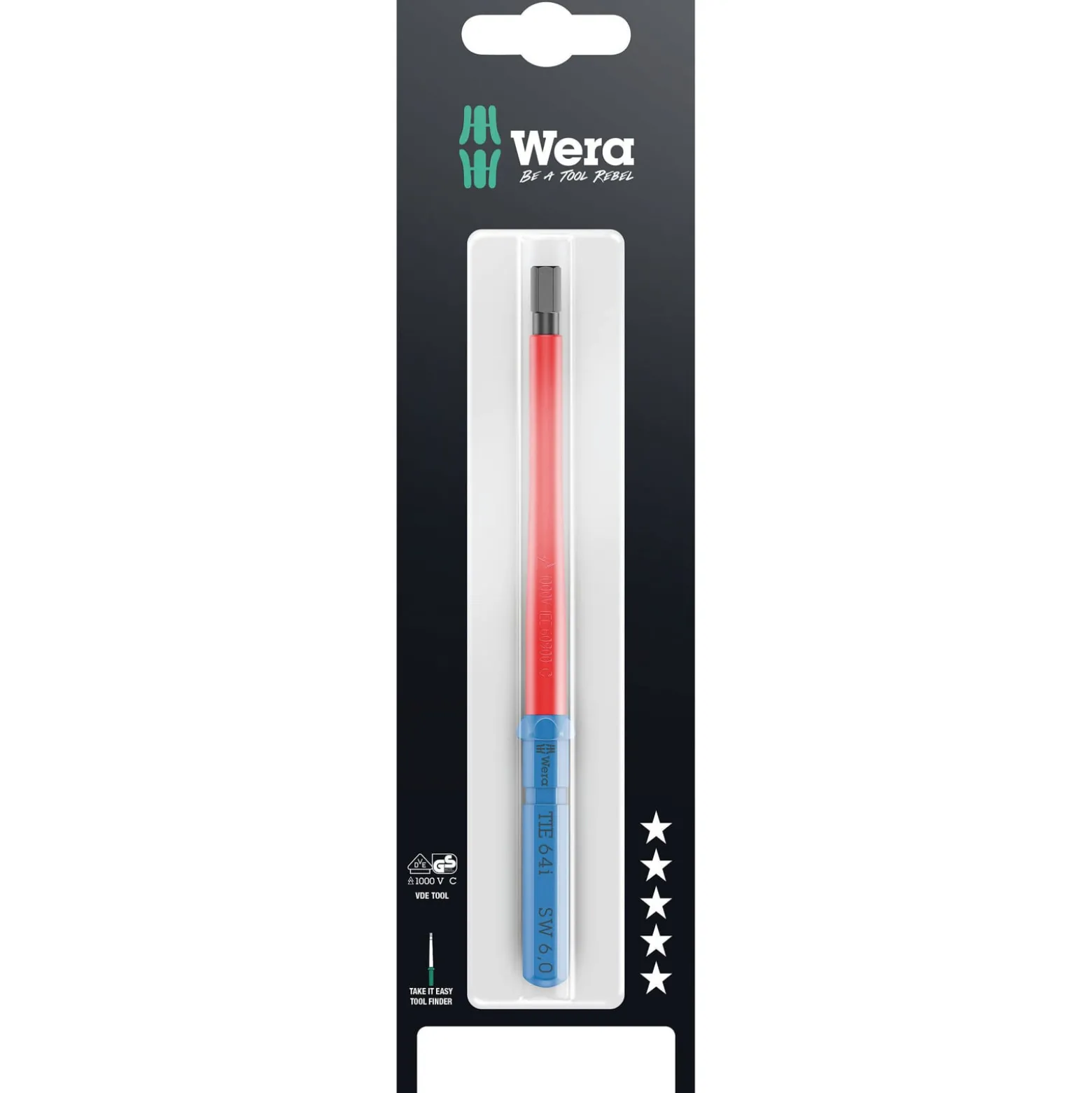 Wera Kraftform Kompakt VDE 64 i Take it easy SB - 05006565001