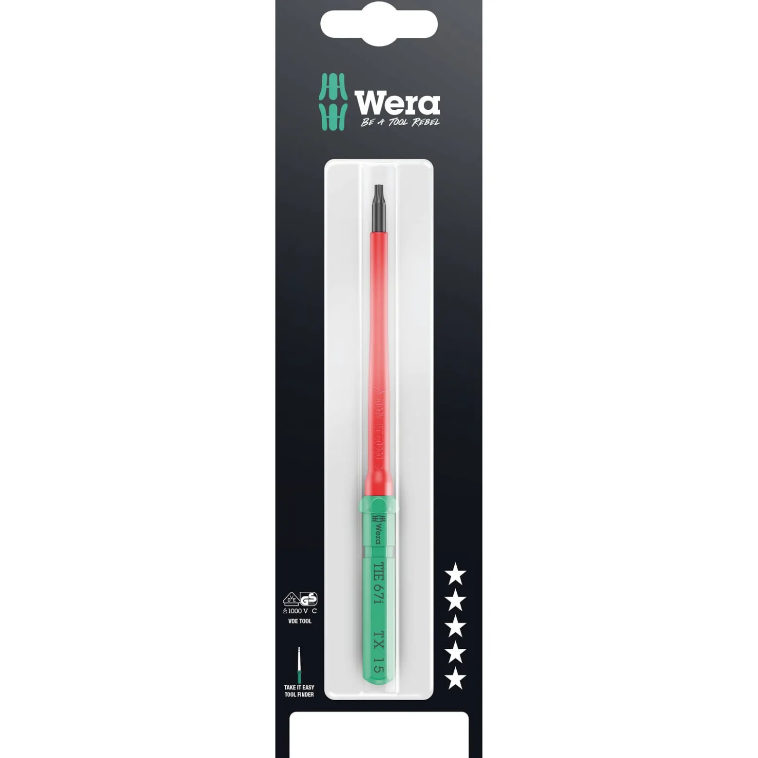 Wera Kraftform Kompakt VDE 67 i TORX® Take it easy SB - 05006571001