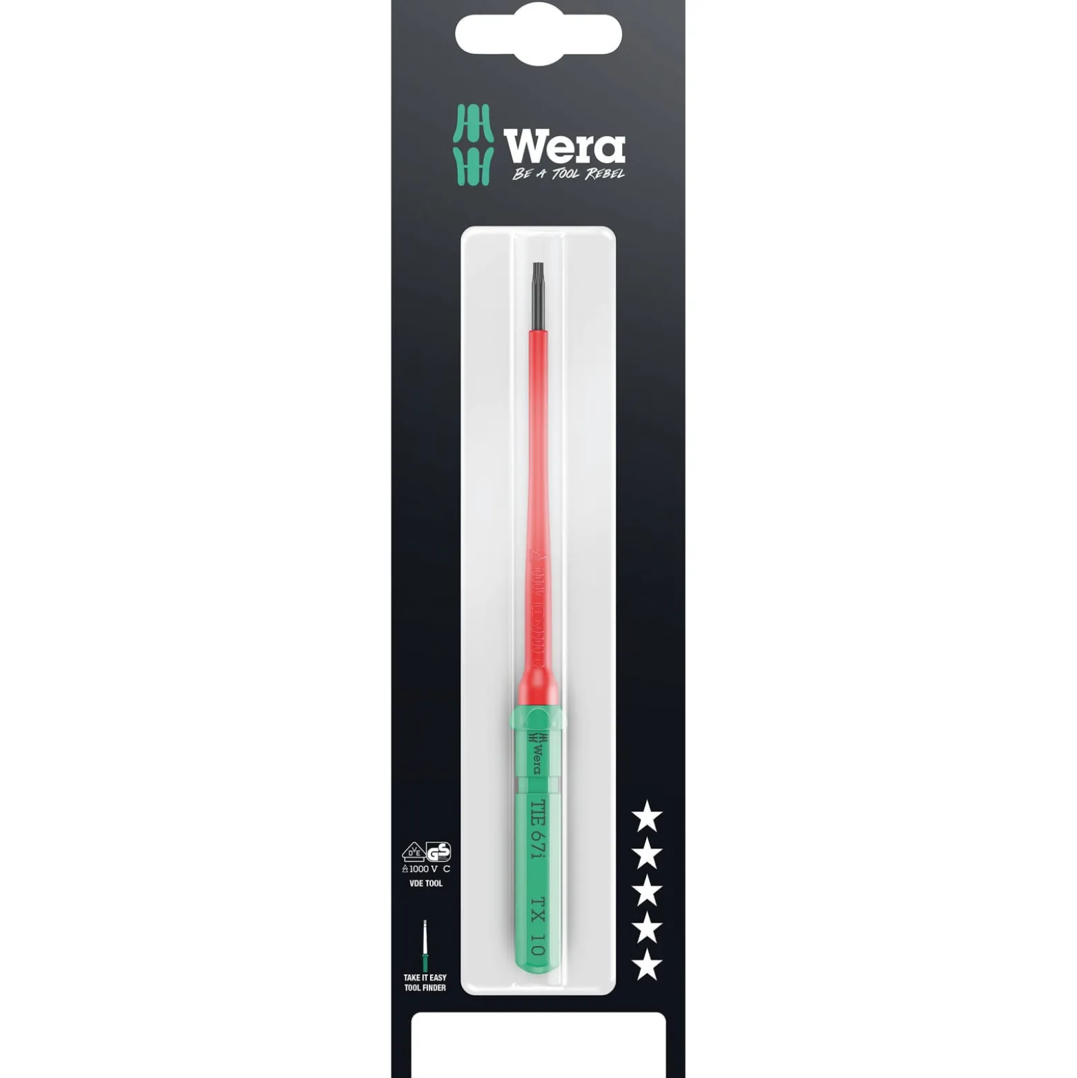 Wera Kraftform Kompakt VDE 67 i TORX® Take it easy SB - 05006570001
