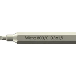 Wera 800/0 Micro Bits für Schlitzschrauben - 05058104001