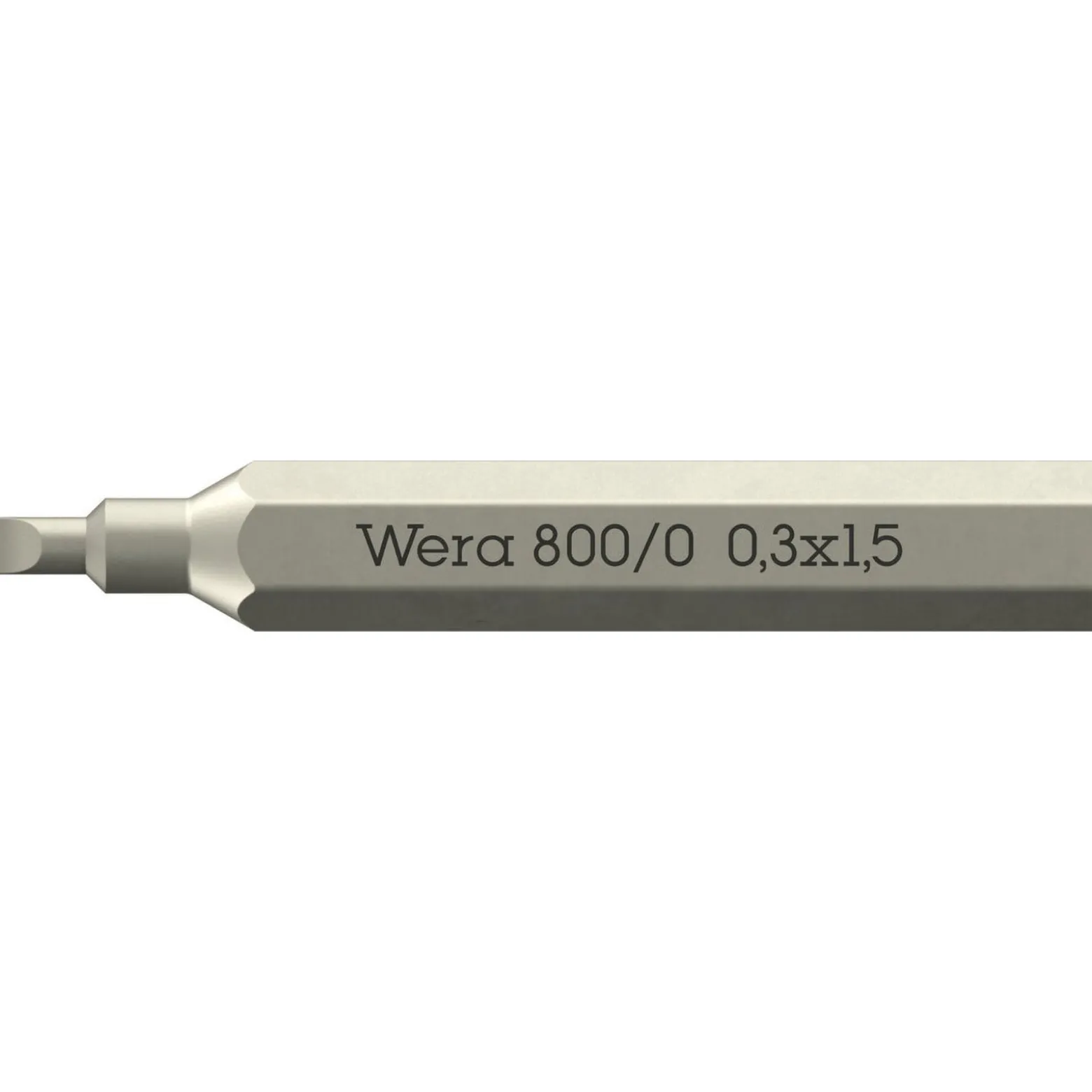 Wera 800/0 Micro Bits für Schlitzschrauben - 05058104001