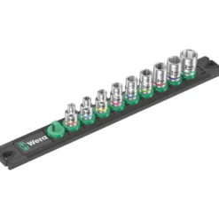 Wera Nuss-Magnetleiste A Imperial 1 Zyklop Steckschlüsseleinsatz-Satz, 1/4"-Antrieb, zöllig - 05005420001