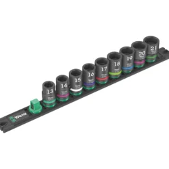 Wera Nuss-Magnetleiste C Impaktor 1 Steckschlüsseleinsatz-Satz, 1/2"-Antrieb - 05005490001