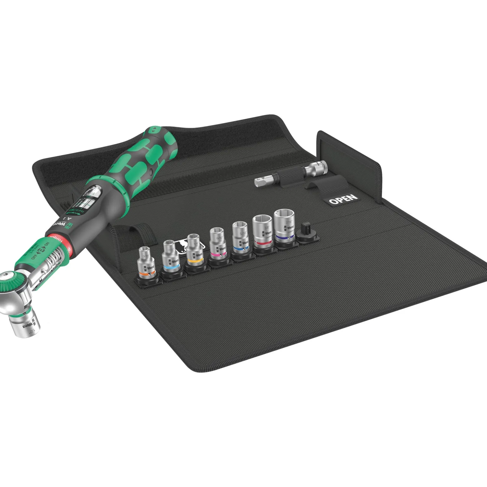 Wera Safe-Torque A 1 Imperial Set 1, 1/4" Vierkant, 2-12 Nm - 05075831001