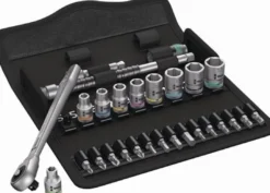 Wera 8100 SA 7 Zyklop Metal-Knarrensatz Durchsteckvierkant 1/4