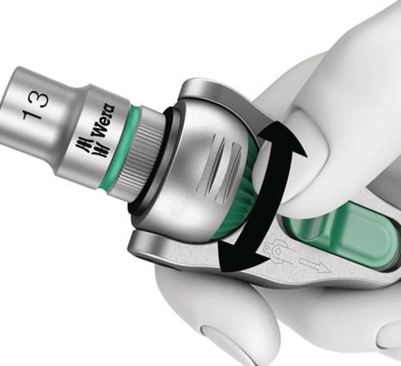 Wera 8100 SA 6 Zyklop Speed-Knarrensatz 1/4"-Antrieb - 004016