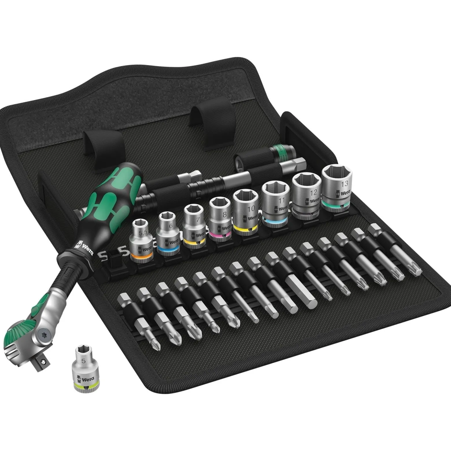 Wera 8100 SA 6 Zyklop Speed-Knarrensatz 1/4"-Antrieb - 004016