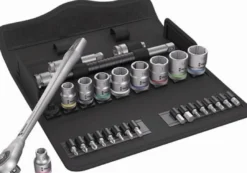 Wera 8100 SB 7 Zyklop Metal-Knarrensatz Durchsteckvierkant 3/8