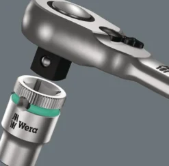 Wera 8100 SB 7 Zyklop Metal-Knarrensatz Durchsteckvierkant 3/8