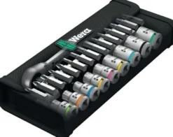 Wera 8100 SB 7 Zyklop Metal-Knarrensatz Durchsteckvierkant 3/8
