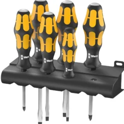 Wera 932/6 Schraubendrehersatz Kraftform Wera Der Schraubmeißel + Rack - 018282