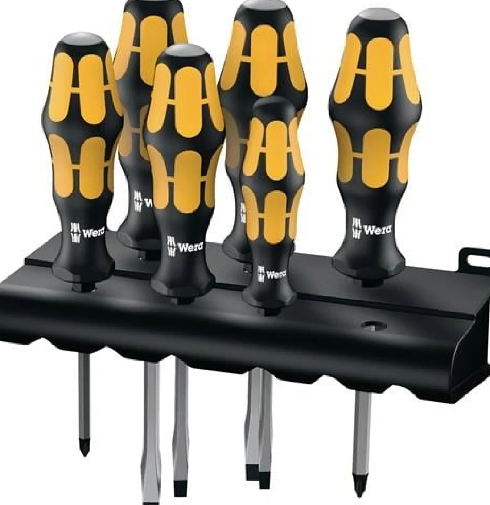 Wera 932/6 Schraubendrehersatz Kraftform Wera Der Schraubmeißel + Rack - 018282