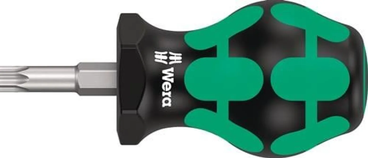 Wera Schraubendreher 367 TORX Stubby Gr.T 30 Klingen-L.25mm 2K-Griff Rundkl - 5008861001
