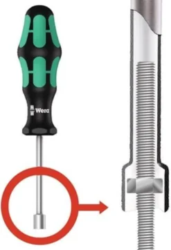 Wera Sechskantsteckschlüssel 395 HO SW 5mm Klingen-L.70mm Gesamt-L.168mm - 5029460001