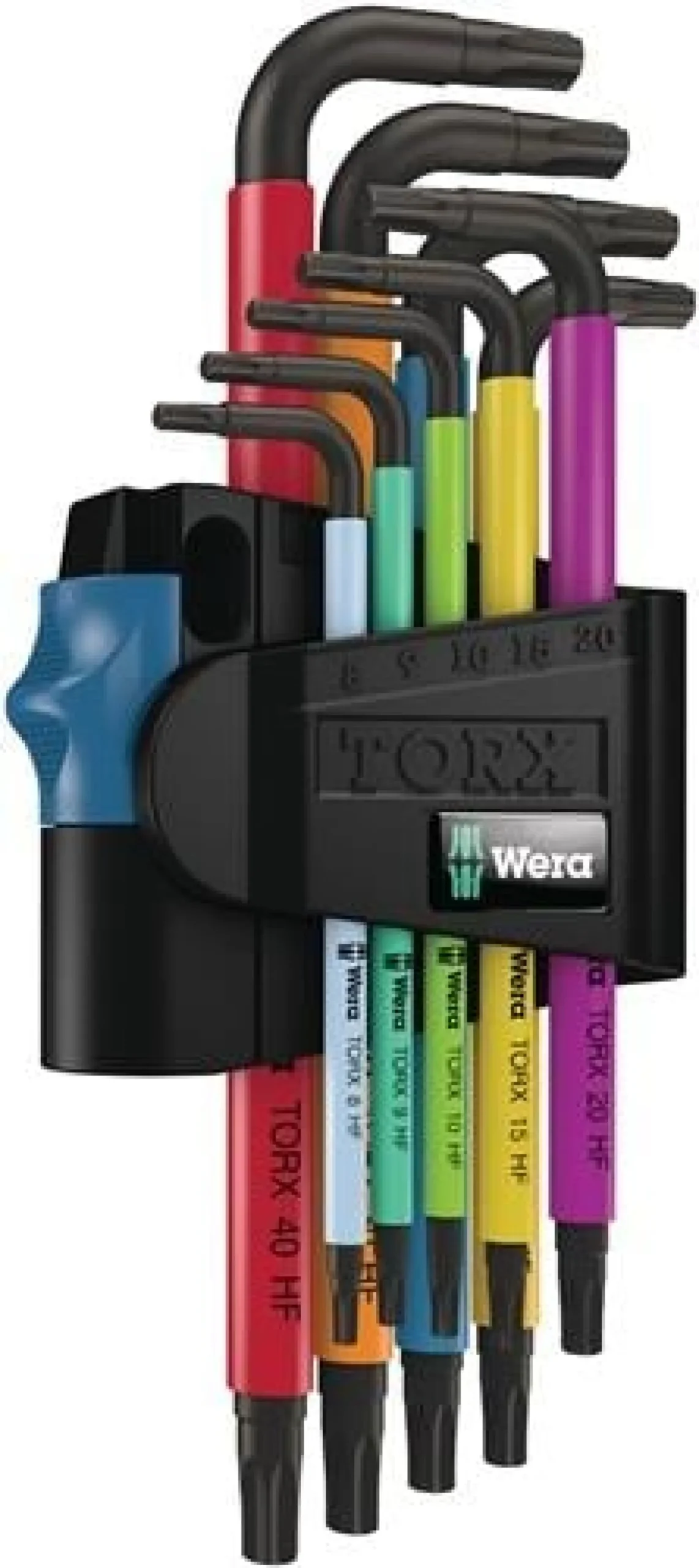 Wera 967 SL/9 Torx HF Multicolour Winkelschlüsselsatz mit Haltefunktion - 024179