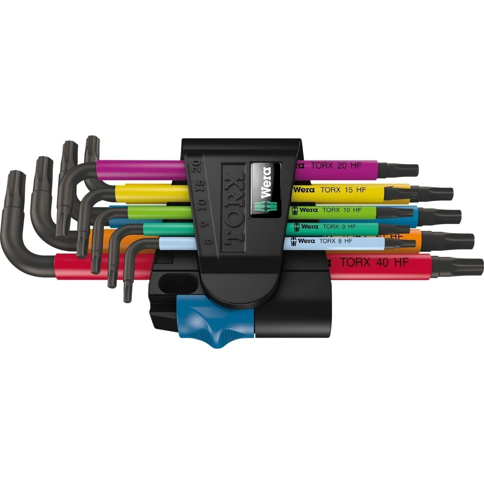 Wera 967 SL/9 Torx HF Multicolour Winkelschlüsselsatz mit Haltefunktion - 024179
