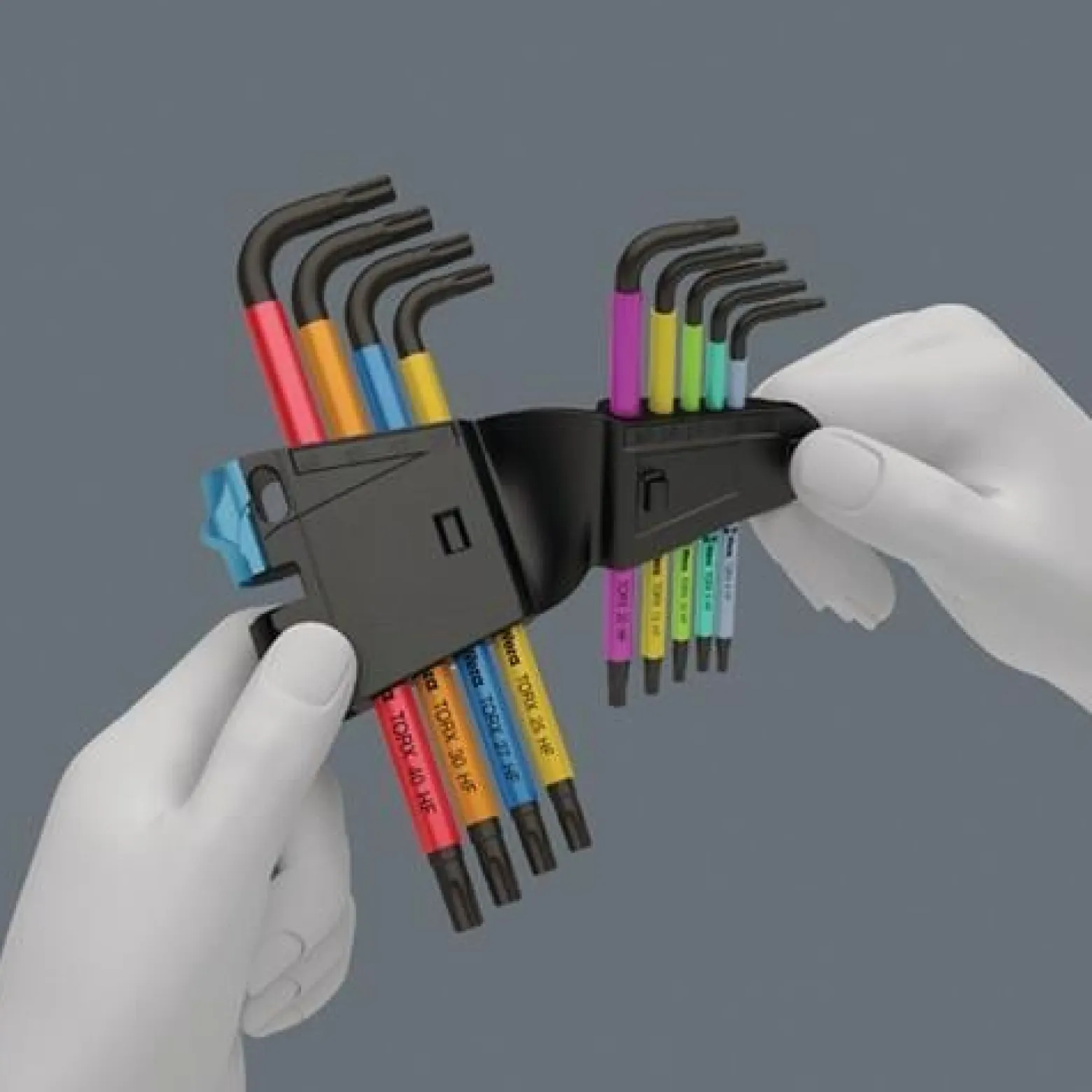 Wera 967 SL/9 Torx HF Multicolour Winkelschlüsselsatz mit Haltefunktion - 024179