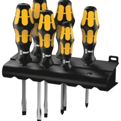 Wera 932 S/6 Schraubendrehersatz Kraftform Wera: Der Schraubmeißel + Rack - 05018283001