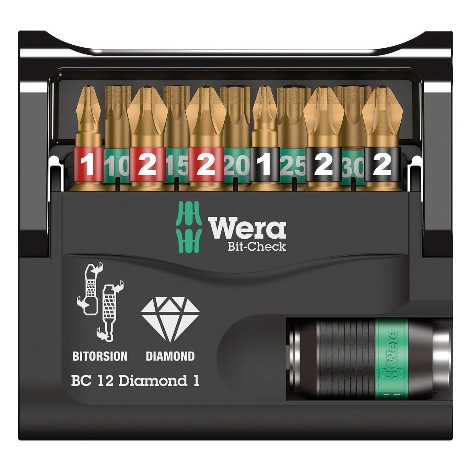 Wera 12tlg. Bit-Check 12 Diamond 1 - 057421