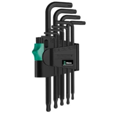 Wera 9tlg. 967 PKL/9 Torx Winkelschlüsselsatz BlackLaser - 024242
