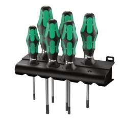 Wera 6tlg. 367/6 Schraubendrehersatz Kraftform Plus Torx + Rack - 028062