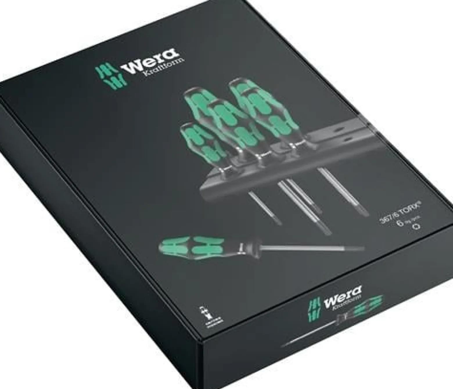 Wera 367/6 Torx BO Kraftform Plus Torx BO-Schraubendrehersatz + Rack - 138250