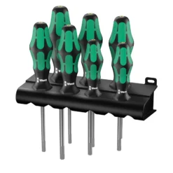 Wera 367/7 Torx HF Kraftform Plus Schraubendrehersatz mit Haltefunktion + Rack - 223161