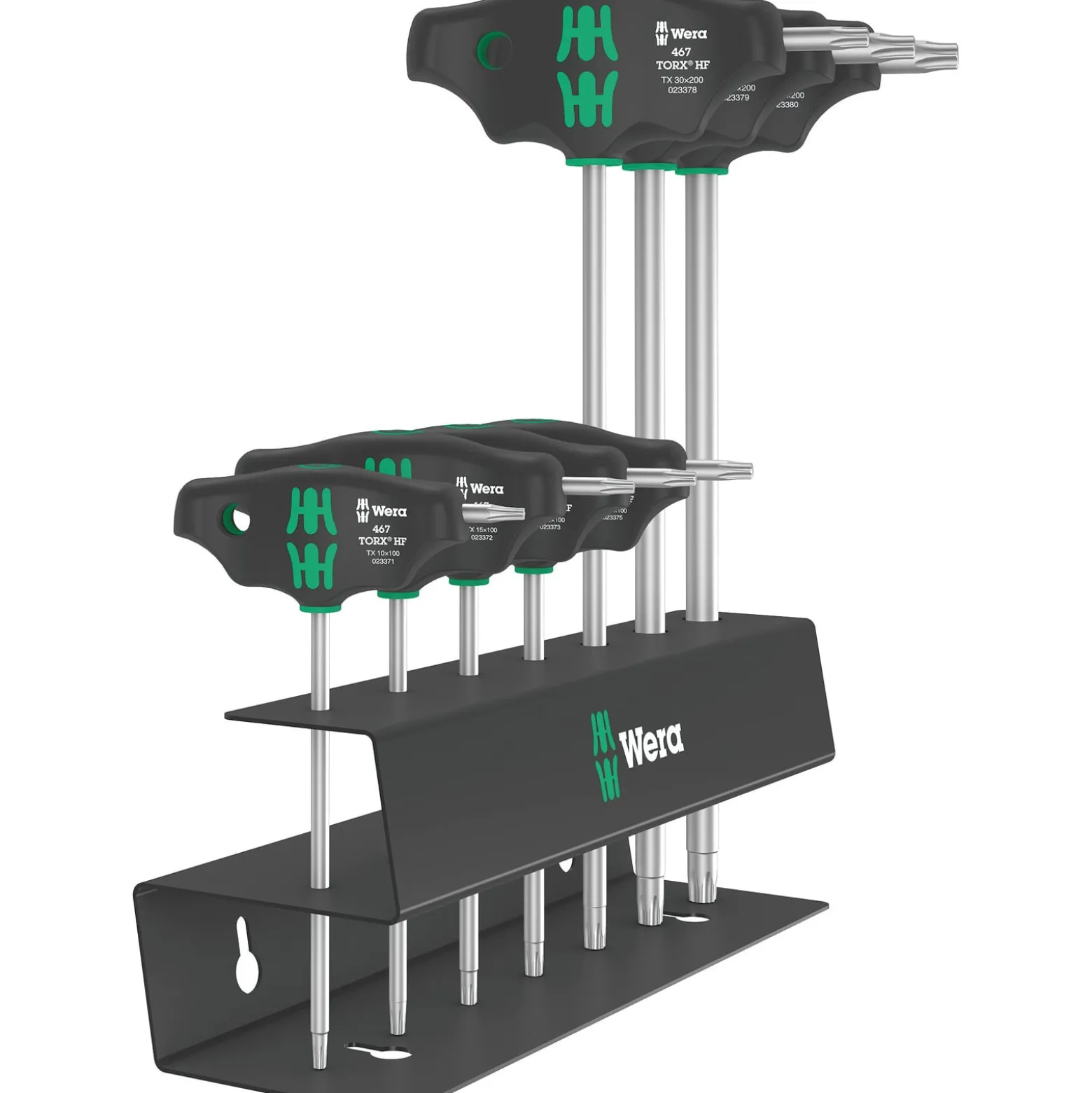 Wera 467/7 TORX® HF Set 2 Schraubendrehersatz Quergriff TORX® Schraubendreher mit Haltefunktion - 05023456001