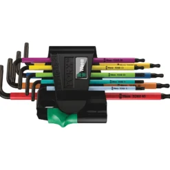Wera 967/9 TX BO Multicolour 1 Winkelschlüsselsatz, BlackLaser - 05024335001